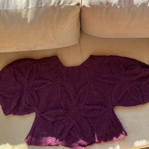 Willow & Clay Sweater Crop Knit Sweater